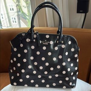 Kate Spade New York Black and White Polka Dot Women's Bag